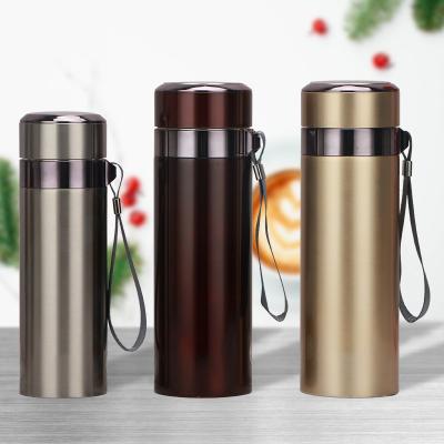 不銹鋼保溫杯真空吊帶水杯休閑茶杯可定制LOGO直銷(xiāo)